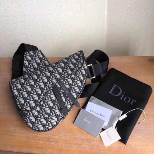 MARSUPIO DIOR OBLIQUE SADDLE M9019 blu