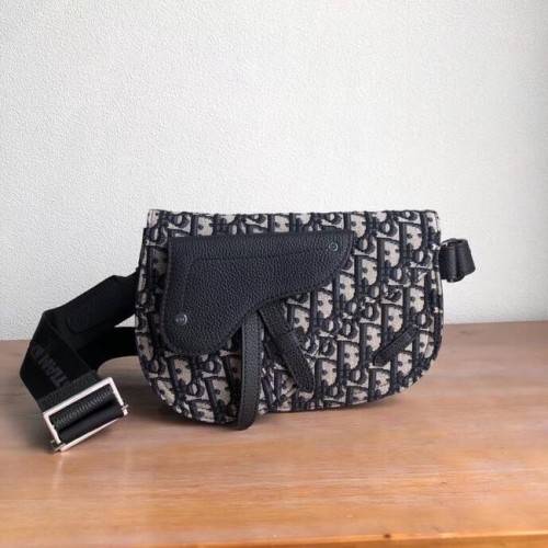 MARSUPIO A SELLA DIOR OBLIQUE M9021 nero