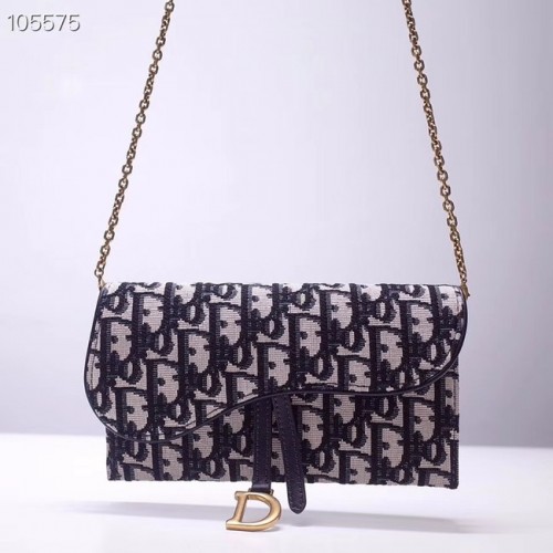 POCHETTE-SELLA DIOR OBLIQUE 83133 nera