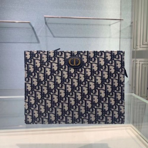 DIOR Oblique ricamato C2107 blu