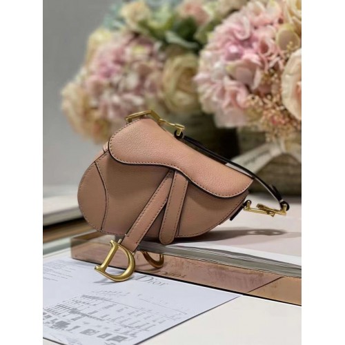 BORSA DA SELLA DIOR mini Pelle di vitello C8160 rosa