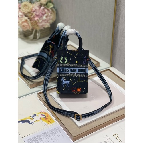 BORSA BOBBY PICCOLA DIOR Ricamo C9002-5