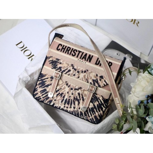 BORSA DIORCAMP Cravatta multicolore Dior Ricamo Dior M1291