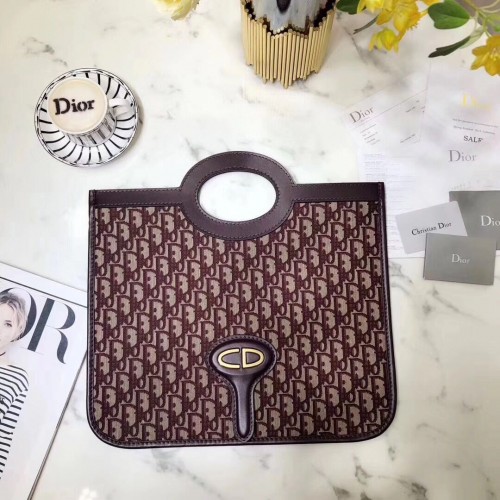 Borsa fotografica DIORQUAKE BROWN CANVAS 063006 rossa