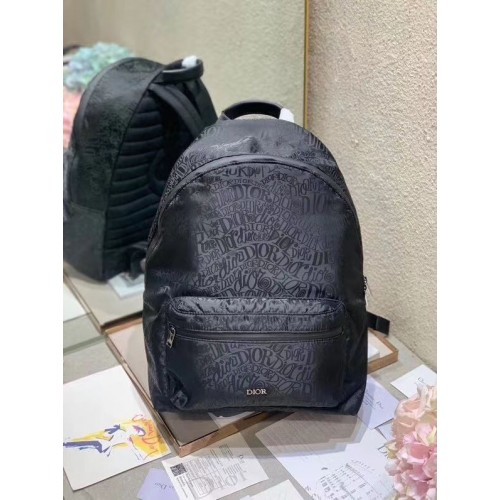 ZAINO DIORTRAVEL Dior Oblique Jacquard tecnico C0064 nero