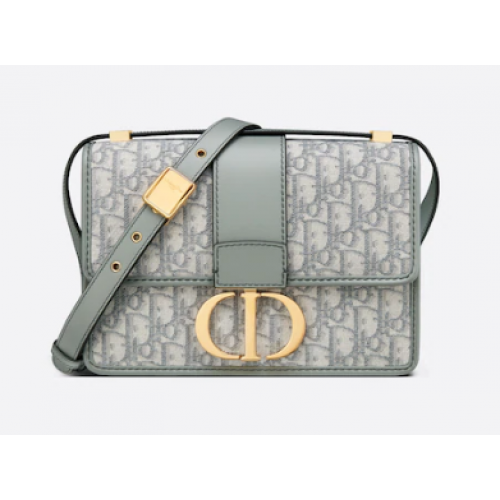Dior 30 BORSA MONTAIGNE Oblique Jacquard M9203UT Grigio