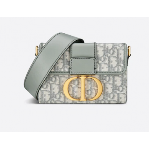 Dior 30 MONTAIGNE BOX BAG Oblique Jacquard M9204UT Grigio