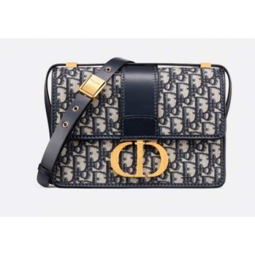 Dior 30 MONTAIGNE BORSA DIOR OBLIQUE M9203 blu