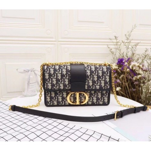 Dior 30 MONTAIGNE BORSA DIOR OBLIQUE M9204 blu