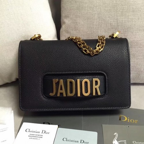 Dior JADIOR Borsa con patta Pelle di vitello M9003 Nera