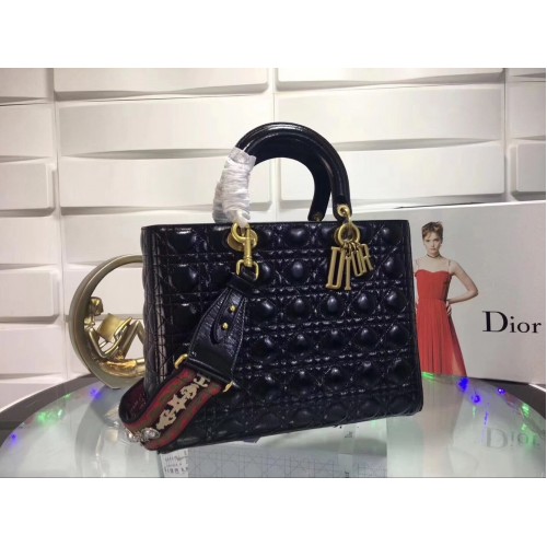 Dior Lady Bag Original Pelle D6357 Nera