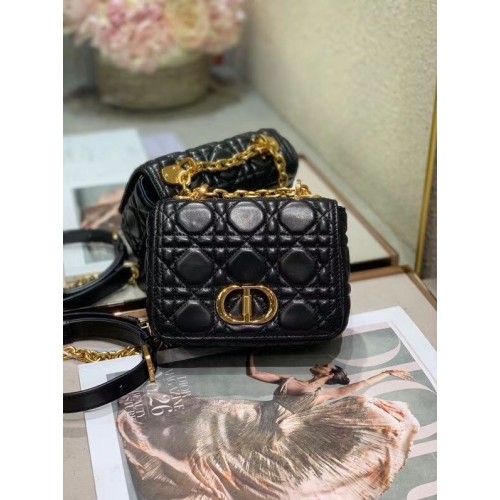 Borsa Dior in pelle di agnello C0388 nera