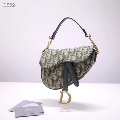 Dior BORSA DA SELLA TELA M0446 verde