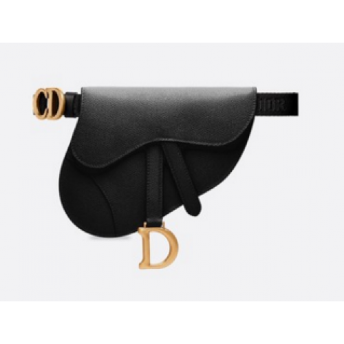 Dior SADDLE-CHUTCH VAN KALFSLEER S5632C nero