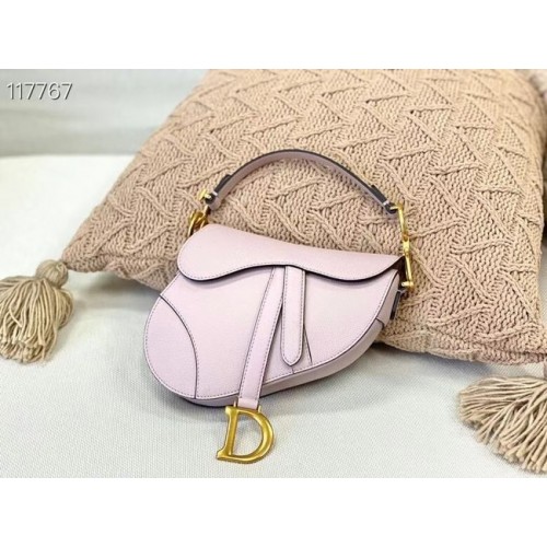 Dior SELLA PICCOLA-TAS VAN KALFSLEER M0445CW ROSA CHIARO