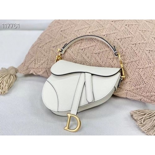 Dior SELLA PICCOLA-TAS VAN KALFSLEER M0445CW BIANCO
