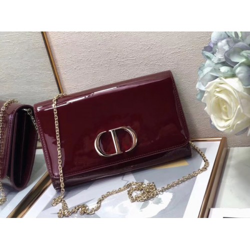 Pochette Dior in pelle M9205 Bordeaux
