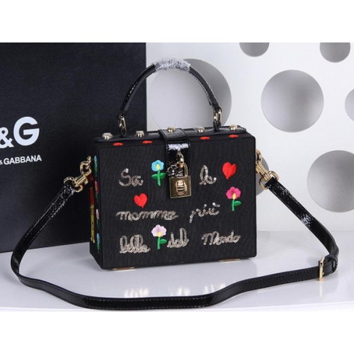Dolce Gabbana Family Patch Borsa DOLCE BOX DG4190 Nera