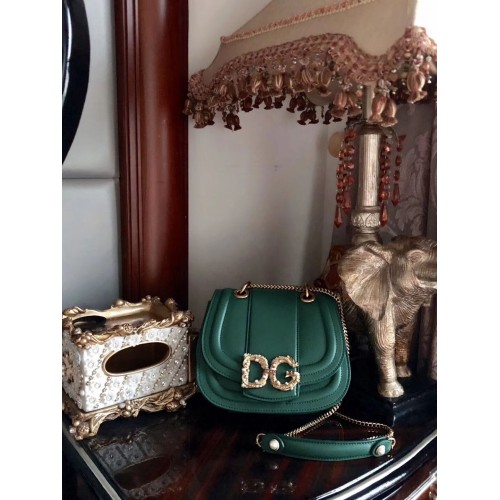 Dolce Gabbana Borsa Originale In Pelle 4917 Verde