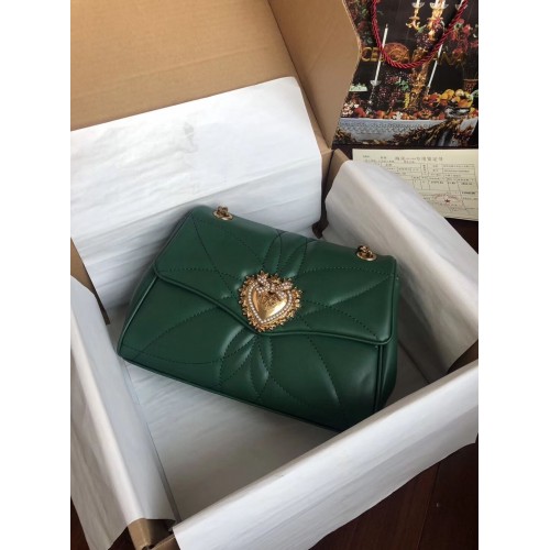 Dolce Gabbana Borsa Originale in Pelle 4919 verde