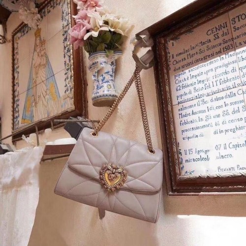 Dolce Gabbana Borsa Originale in Pelle 4919 grigia