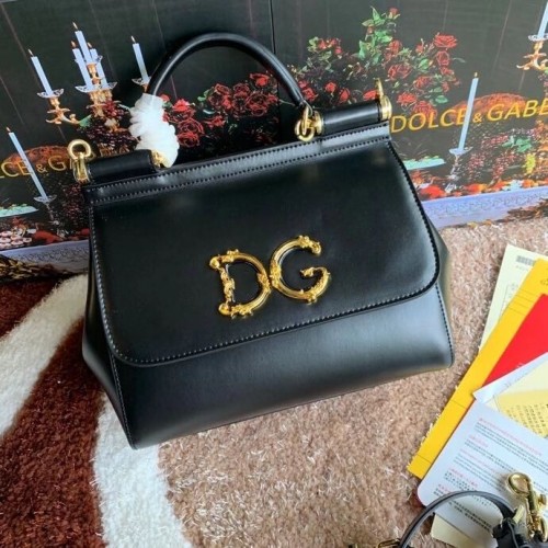 Dolce Gabbana Borsa a Spalla Originale in Pelle 5157 nera