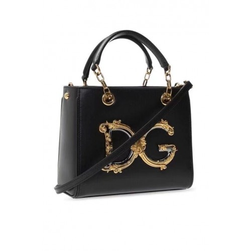 Dolce Gabbana Borsa a Spalla Originale in Pelle 5158 nera