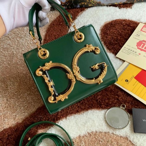 Dolce Gabbana Borsa a Spalla Originale in Pelle 5158 verde