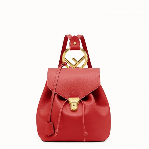 ZAINO FENDI Zaino in pelle rossa 8BZ043A