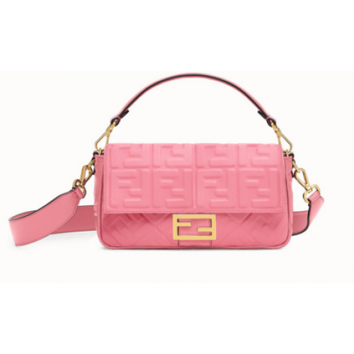 FENDI BAGUETTE Mini Borsa a Spalla 8BS017 rosa