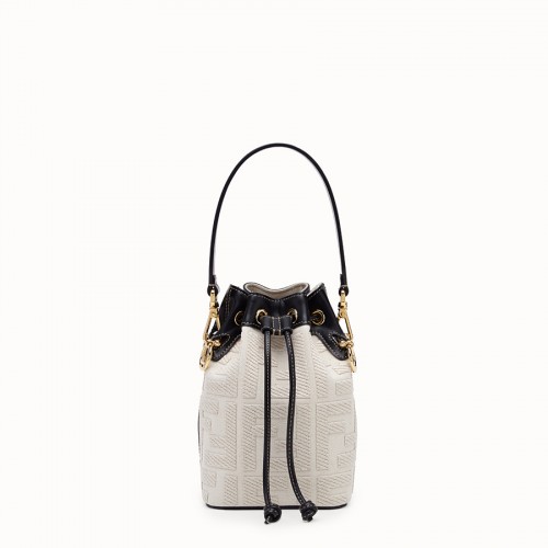 FENDI MON TRESOR Borsa mini in tela beige 8BS010