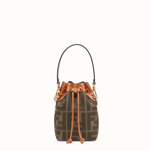 FENDI MON TRESOR Borsa mini in tela verde 8BS010