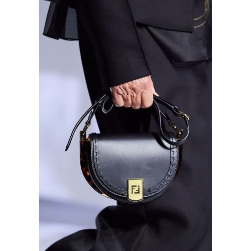 FENDI MOONLIGHT borsa in pelle 8BT346A nera
