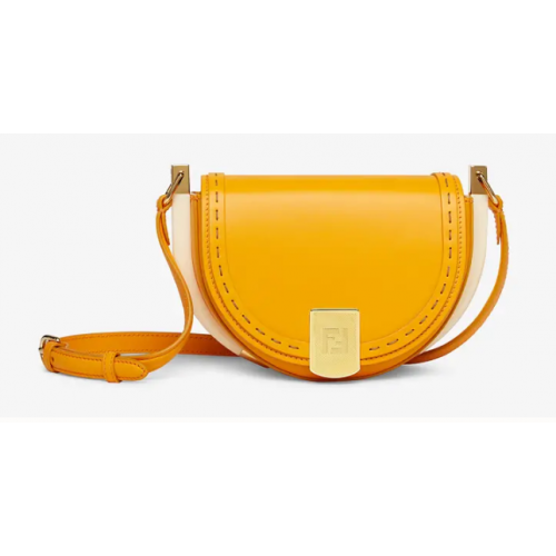 FENDI MOONLIGHT borsa in pelle 8BT346A gialla