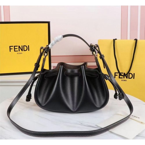 Borsa FENDI TOUCH in pelle 8BS059 nera