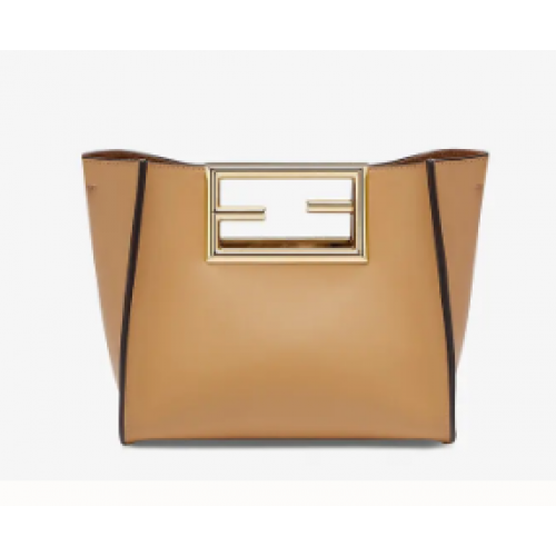 FENDI WAY borsa piccola in pelle 5FB6846 Beige