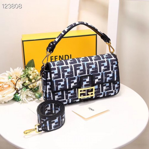 FENDI borsa in tessuto 8BR600 nera