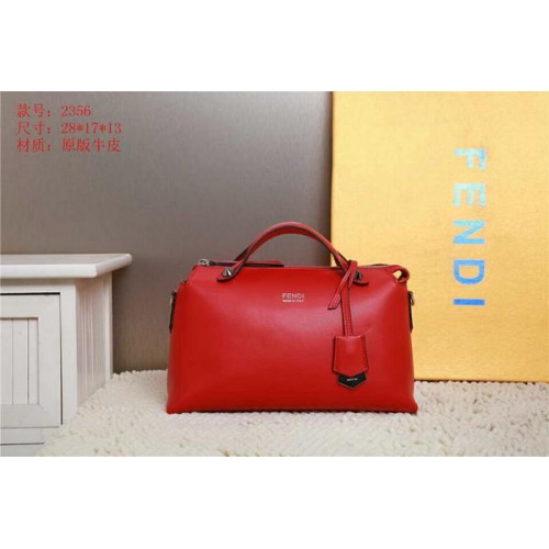 Borsa Fendi BY THE WAY Pelle di Vitello FD2356 Rossa