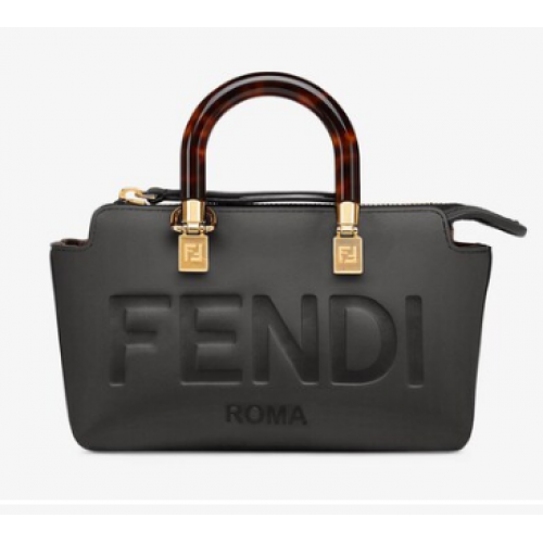 Fendi By The Way Mini Borsa bauletto piccola in pelle 8BS067A nera