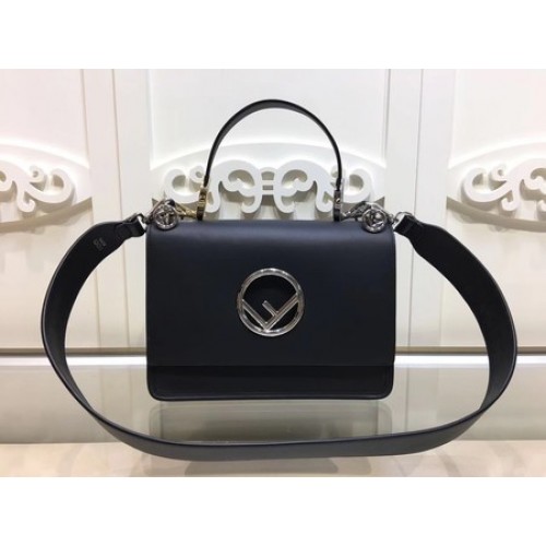 Borsa in pelle Fendi KAN I FD2670 nera