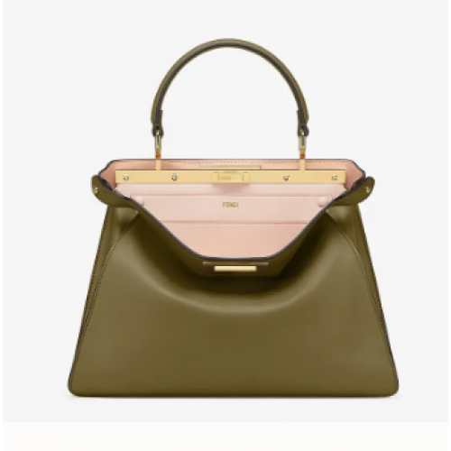 Borsa Fendi PEEKABOO ISEEU MEDIUM in pelle 70193 verde