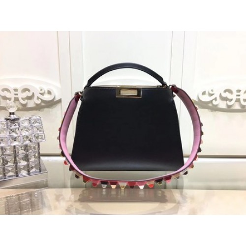 Fendi Peekaboo Borse Pelle Originale F3659 Nero