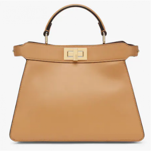 Fendi Peekaboo Iseeu Borsa piccola in pelle 8BN327A Marrone