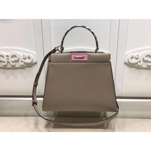 Borsa Piccola Fendi Peekaboo Pelle Di Vitello FD26796 Cammello