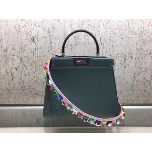 Borsa Piccola Fendi Peekaboo Pelle Di Vitello FD26796 Verde