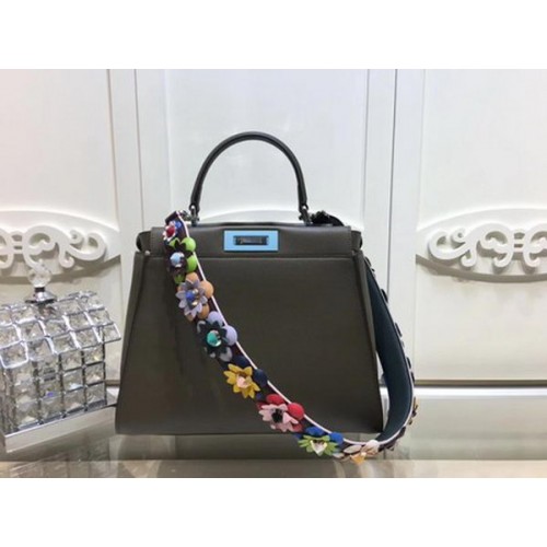 Borsa Piccola Fendi Peekaboo Pelle Di Vitello FD26796 Cachi