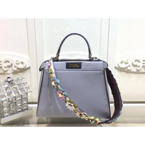 Borsa Piccola Fendi Peekaboo Pelle Di Vitello FD26796 SkyBlue