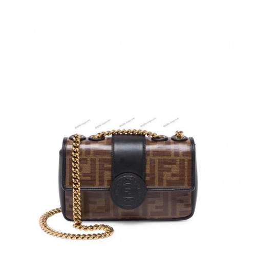 Fendi PORTAFOGLIO CON CATENA 8HF836 nero