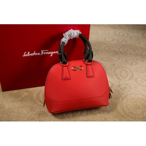 Ferragamo Borsa Tote Gancio Media Doppia 21E703 Rossa