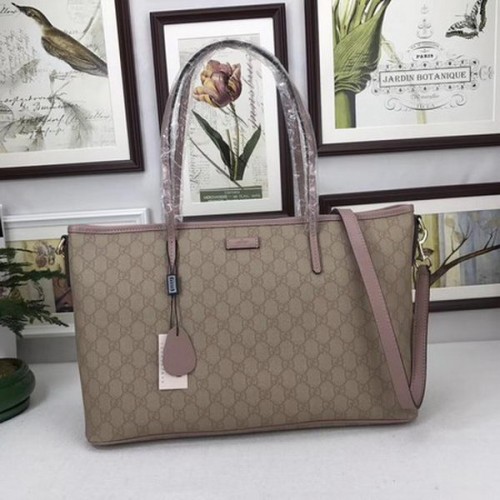 Borsa tote in tela Gucci GG Supreme 353437 Rosa